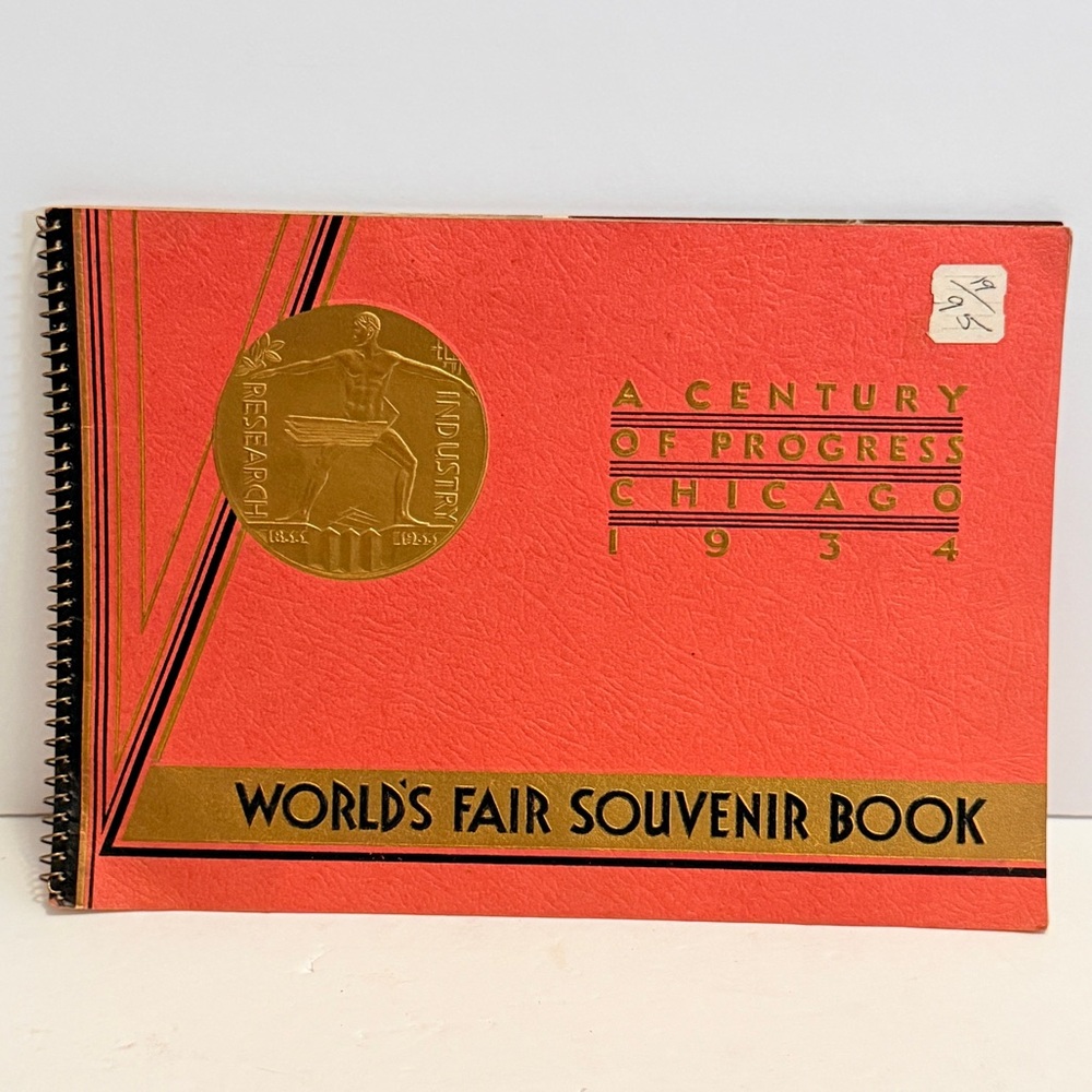 1934 Chicago World’s Fair “A Century of Progress” Art Deco Souvenir Booklet